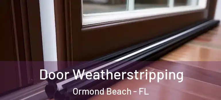  Door Weatherstripping Ormond Beach - FL
