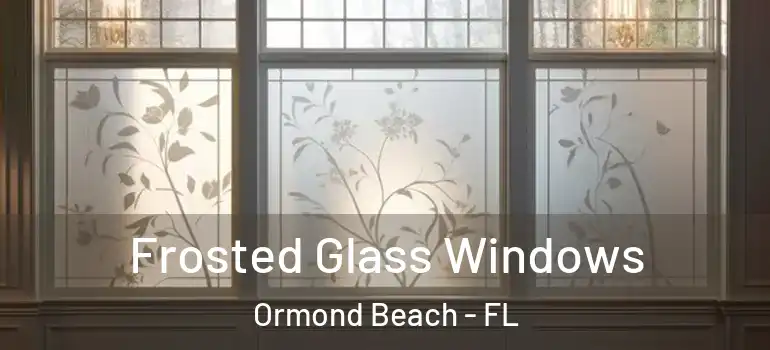  Frosted Glass Windows Ormond Beach - FL