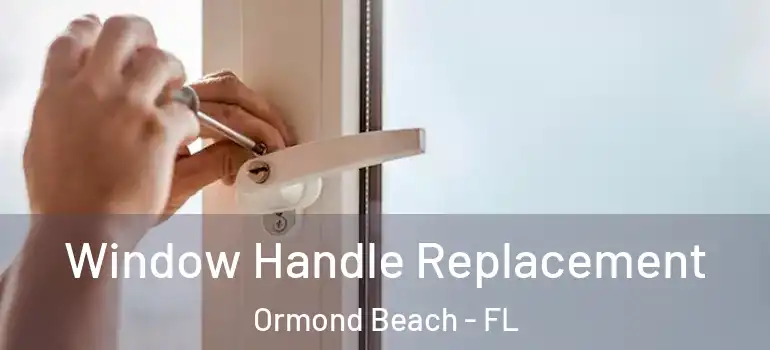  Window Handle Replacement Ormond Beach - FL